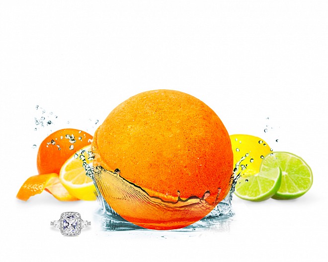 Sunny Citrus Peel Bath Bomb