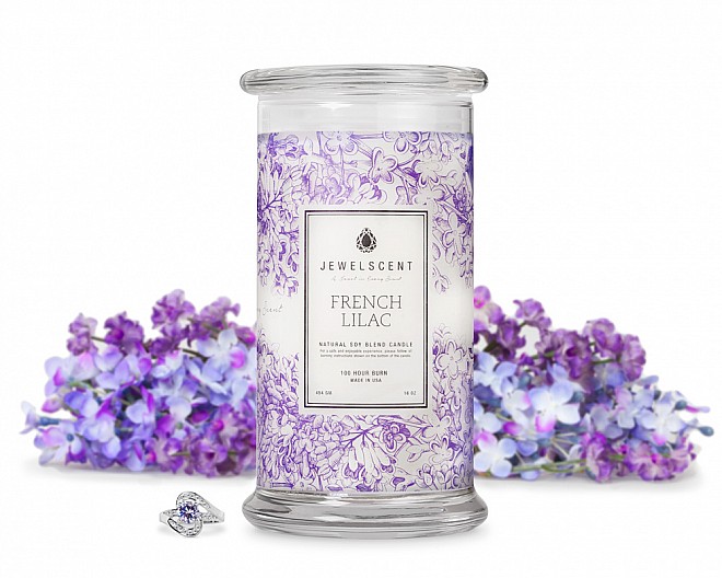 French Lilac Jewelry Candle Jewelry Candles JewelScent