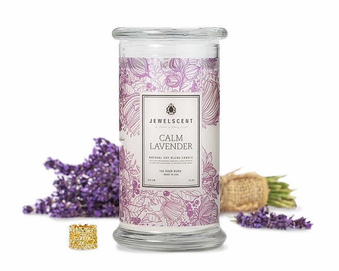 Calm Lavender Jewelry Candle - Jewelry Candles | JewelScent